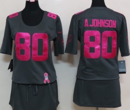 pink texans jersey womens