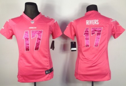 pink chargers jersey