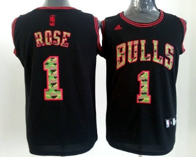 derrick rose swingman jersey black