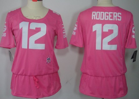 aaron rodgers pink jersey