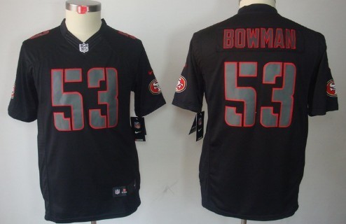 49ers black bowman jersey