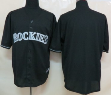rockies black vest jersey