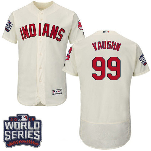 Youth Majestic Cleveland Indians #99 Ricky Vaughn Replica Grey