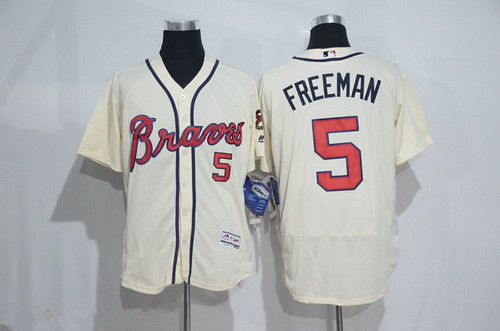 atlanta braves cream jersey