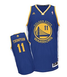 Golden State Warriors #11 Klay Thompson Blue Swingman Jersey
