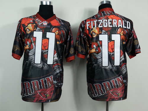 Nike Arizona Cardinals #11 Larry Fitzgerald 2014 Fanatic Fashion Elite Jersey
