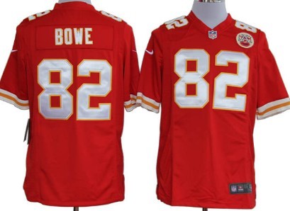 Nike Kansas City Chiefs #82 Dwayne Bowe Red Game Jersey