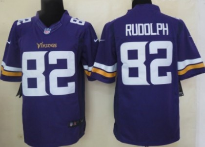 Nike Minnesota Vikings #82 Kyle Rudolph 2013 Purple Limited Jersey 