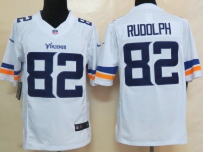 Nike Minnesota Vikings #82 Kyle Rudolph 2013 White Limited Jersey 