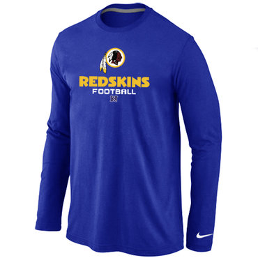 Nike Washington Redskins Critical Victory Long Sleeve T-Shirt Blue