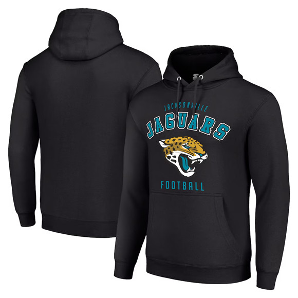 Men's Jacksonville Jaguars Black Pullover Hoodie