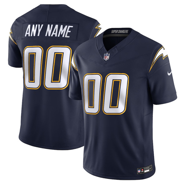 Men's Los Angeles Chargers Active Player Custom Navy 2025 F.U.S.E. Alternate Vapor Limited Football Stitched Jersey