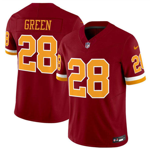 Men's Washington Commanders #28 Darrell Green Burgundy 2025 F.U.S.E. Throwback Limited Football Stitched Jersey