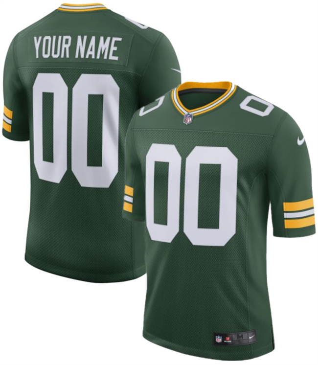 Men's Green Bay Packers Active Player Custom Green 2025 Vapor Untouchable Limited Football Stitched Jersey