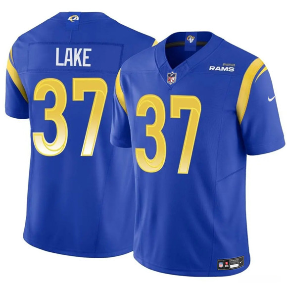 Men's Los Angeles Rams #37 Quentin Lake Blue 2025 F.U.S.E. Vapor Untouchable Football Stitched Jersey