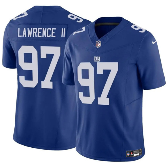 Men's New York Giants #97 Dexter Lawrence II Blue 2025 F.U.S.E. Vapor Untouchable Limited Football Stitched Jersey