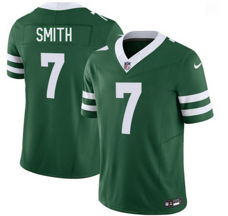 Men's New York Jets #7 Geno Smith Green 2025 F.U.S.E. Vapor Untouchable Limited Stitched Jersey