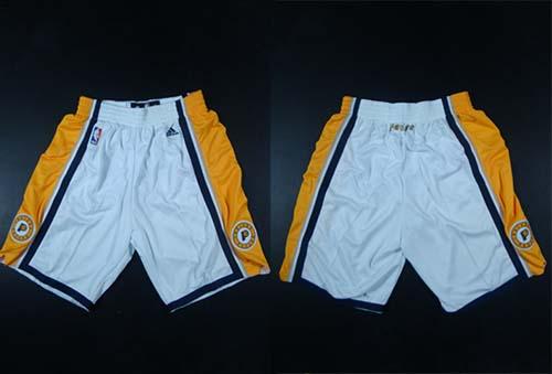 Men's Indiana Pacers White NBA Shorts