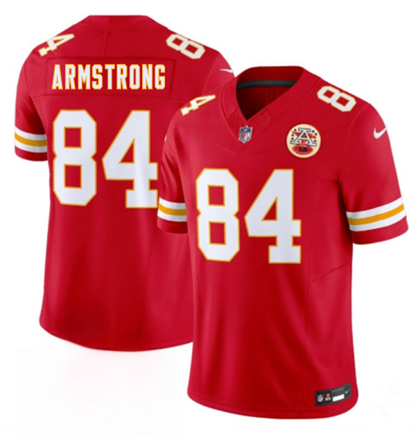 Men’s Kansas City Chiefs #84 Andrew Armstrong Red 2026 F.U.S.E. Vapor Untouchable Limited Football Stitched Jersey