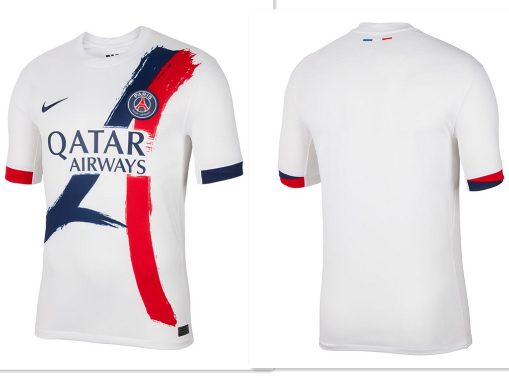 Youth Nike Paris Saint-Germain White Away 2025-2026 Shirt