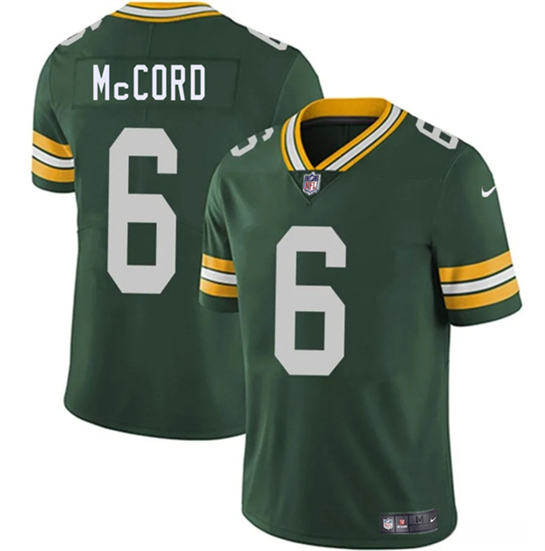 Men's Green Bay Packers #6 Kyle McCord Green 2026 Vapor Untouchable Limited Football Stitched Jersey