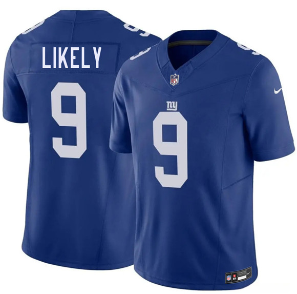 Men's New York Giants #9 Isaiah Likely Blue 2026 F.U.S.E. Vapor Untouchable Limited Football Stitched Jersey