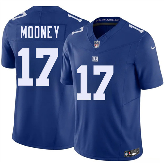 Men's New York Giants #17 Darnell Mooney Blue 2026 F.U.S.E. Vapor Untouchable Limited Football Stitched Jersey