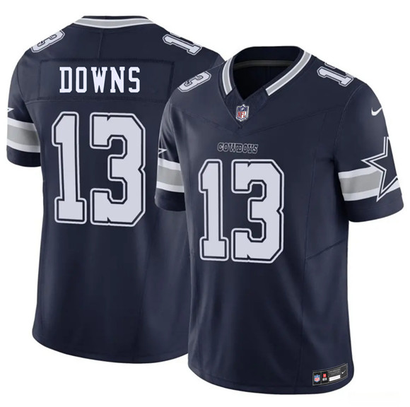 Men's Dallas Cowboys #13 Caleb Downs Navy 2026 Draft F.U.S.E Vapor Untouchable Limited Stitched Football Jersey
