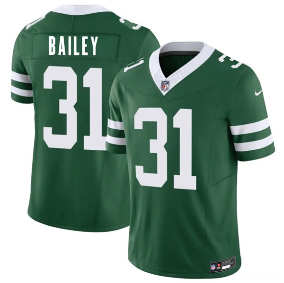 Men's New York Jets #31 David Bailey Green 2026 Draft F.U.S.E. Vapor Untouchable Limited Football Stitched Jersey
