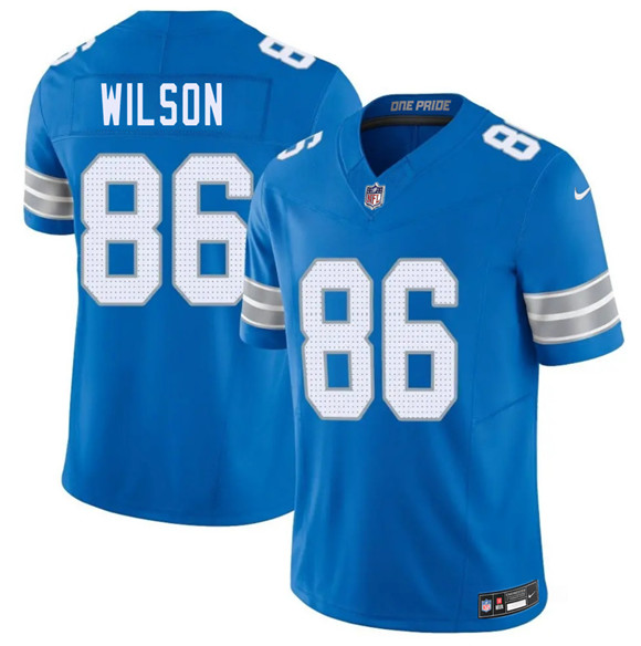 Men's Detroit Lions #86 Cedrick Wilson Blue 2026 F.U.S.E. Vapor Limited Football Stitched Game Jersey