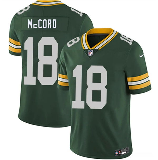 Men's Green Bay Packers #18 Kyle McCord Green 2026 Vapor Untouchable Limited Football Stitched Jersey