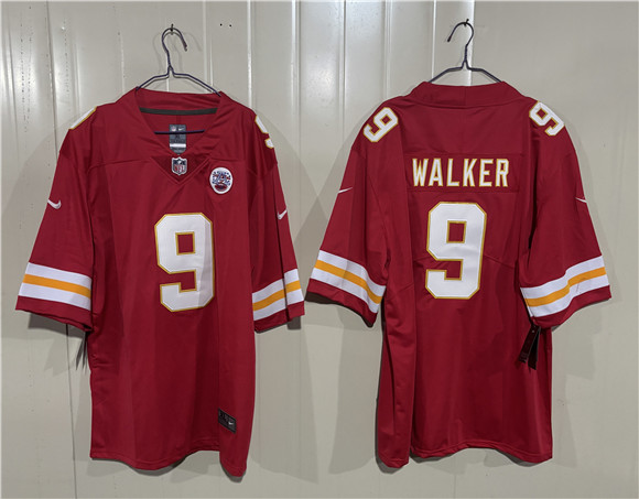 Men’s Kansas City Chiefs #9 Kenneth Walker III Red 2026 Vapor Untouchable Limited Football Stitched Jersey