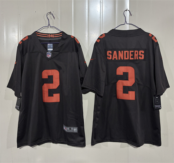Men's Cleveland Browns #2 Shedeur Sanders Brown 2026 'Alpha Dawg Edition' Vapor Limited Football Stitched Jersey