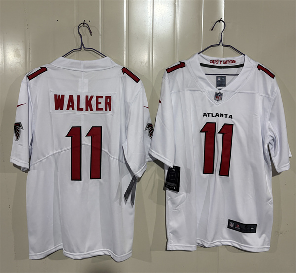Men's Atlanta Falcons #11 Jalon Walker White 2026 New Vapor Untouchable Limited Football Stitched Jersey